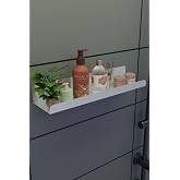 Risingmaber 3M Ultra G&uuml;&ccedil;l&uuml; Yapışkanlı Beyaz Mutfak&Banyo Rafı, &Ccedil;ok Ama&ccedil;lı Organizer Raf MT95B