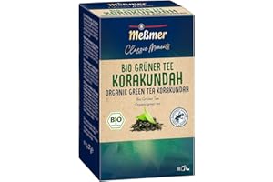 ‎MEßMER Meßmer Classic Moments Bio Grüntee Korakundah | 100 % Bio | Grüner Tee | 18 Teebeutel