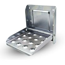 DOJA Barcelona Pack De 2 Marchepieds Pliables Camion - Acier Zingué 192x172x189mm - Antidérapant Pour Remorque Et Camping-Car