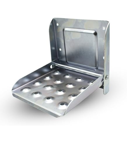 DOJA Barcelona | Equerre Metal | 10 Equerre Fixation | 105x105x90x2,5mm | Acier Galvanisé