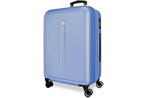 Roll Road Camboya Maleta Grande Azul 52x75x30 cms Rígida ABS Cierre de combinación Lateral 97L 4,76 kgs 4 Ruedas Dobles