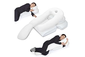 BABYEZZ Bettkeil Kissen für Schulterschmerzen Relief, Kissen für Acid Reflux und Rückenschmerzen Relief, Sodbrennen, GERD, Nackenschmerzen, abnehmbare waschbare Abdeckung Incline Wedge Pillow (Männer)