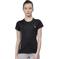 CHKOKKO Women's Round Neck Dry Fit Gym Sports T-Shirt