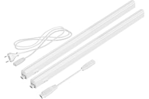 Parlat Luces LED bajo el armario Rigel, 57,3 cm cada una, 790 lm cada una, blanco cálido, juego de 2