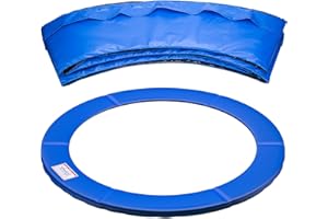 Mehomei Coussin de Protection pour Trampoline Ø 244 305 366 396 427 cm, Protection des Bords, Tapis de sécurité, résistant aux UV, Anti-déchirure, Accessoire de Trampoline Taille