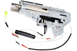 AIRSOFT WEBSITE Airsoft Softair Ausrüstung APS Silber Rand Extreme 8mm Silver Edge Extreme 8mm German Bearing AEG V2 Gearbox Getriebe Version 2 Rear Line