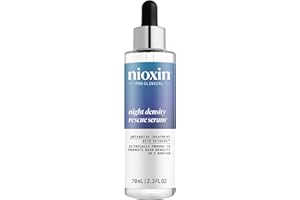 NIOXIN Night Density Rescue Serum - Sérum de Nuit Épaississant Booster de Croissance - Enrichi en Gingembre et Caféine (70 ml)