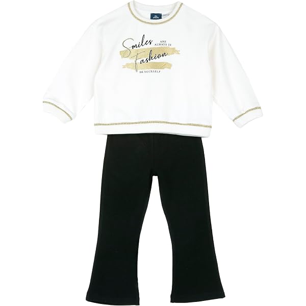 Pantalon Jean Chicco Pour Bébé Avec Jolies Fleurs Cousues - Élastique Et Cœur En Bouton Pression