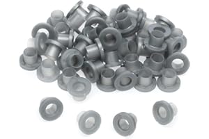 Danmar 100 Pack Nylon Tension Rod Washers - Silver