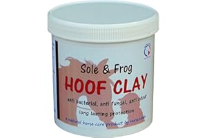 HORSELEADS Hoof Clay 900 grams Sole and Frog Antimicrobial/Antifungal field dressing paste Great for Thrush