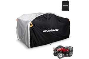 NEVERLAND Housse pour Quad,Imperméable Couverture Quad ATV Deux Faces Disponibles avec Tissu en Polyester Bâche Protection pour Quad Contre la Neige Pluie UV Poussière Exterieur Selles Taille XXXL