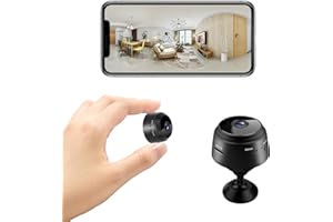 EFANCY 1080P WiFi Spy Camera Hidden Camera with Motion Detection Wireless Indoor Small Security Video Camera for Smart Home Surveillance Micro Secret Nanny Long-lasting Battery Spy Cam with App Control