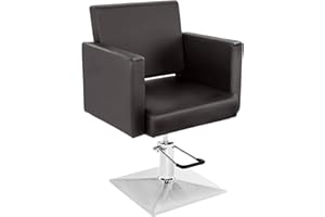 ‎PHYSA WELLNESS & LIFESTYLE Physa Friseurstuhl Friseursessel Drehstuhl BEDFORD BROWN (braun, höhenverstellbar, Stahl, Kunstleder, 360°-drehbar)