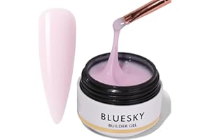BLUESKY Builder żelowy lakier do paznokci UV/żelowy, 15 g, żel budujący, żel do przedłużania paznokci, design (BLUESKY Builder Gel 02, różowy, 15 g)