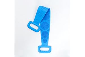 Duschborste för ryggskrubbning, 70 cm silikon kroppsborste för exfoliering, stärker din hud, massageupplevelse, badduschborst