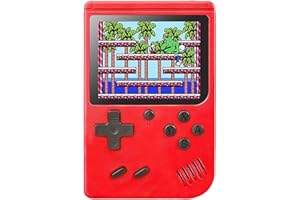 SUMOREI Handheld Game Console Boy with 500 F-C Classic Games, Mini Retro Games Player, Rechargeable Battery 3-Inch Color Screen Portable FC Handheld Games for Lovers Adults Kids Boys