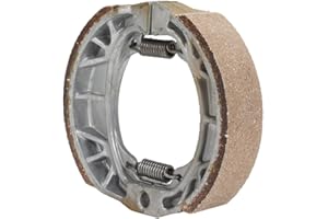 iSpchen Trommelbremsbacken Motorrad Bremsbacken Bremsbeläge universelle vorne Ersatz für Trommelbremse Radbremse,Trommel und Bremsbacken Metall Feder Satz zubehör
