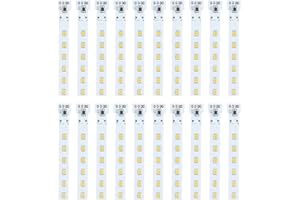 Orolotay 20PCS 1.2V Solar-Platinenschaltung DIY-Flammenlicht-Steuerplatine Batteriekerzenlicht-Treiberplatine mit 12 LED-Controller