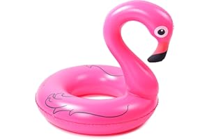 HDGSAFD 1 anello da nuoto, fenicottero gonfiabile, accessori di scena per piscina, decorazioni gonfiabili, giocattolo da piscina, boa ad anello per bambini (rosa)