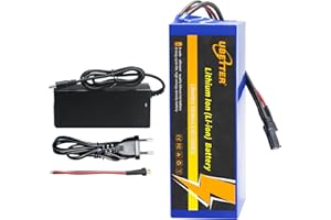 UBETTER 36V Ebike batteria al litio, E-fscooter batteria con BMS, 8AH 10AH 14AH 20AH batteria della bicicletta elettrica con 2A caricabatterie per 0-1000W motore elettrico scooter bicicletta (36V 8Ah)