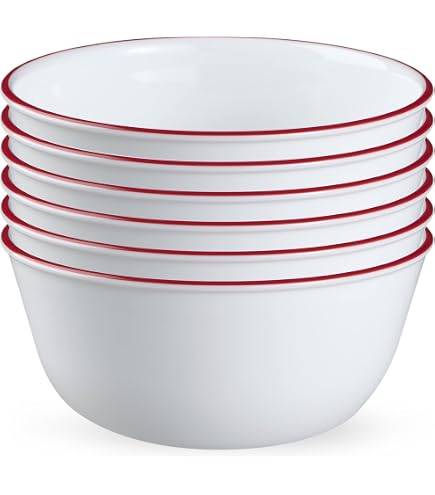 Corelle Everyday Expressions 4-Piece Dinner Plate Set – 10.5-Inch Durable Glass Plates, Microwave & Dishwasher Safe