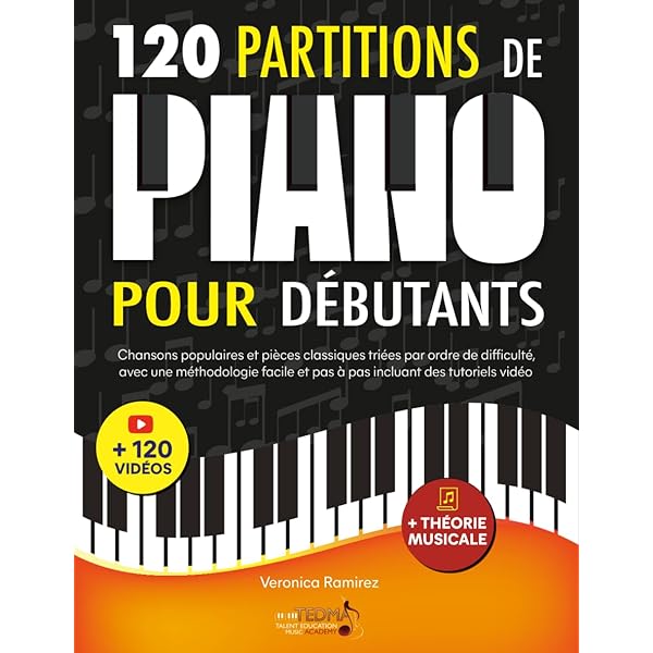 100 Partitions Piano Pour Débutants - Grands Classiques Simplifiés (Bach, Beethoven, Liszt, Mozart...)