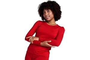 LAPASA Haut Thermique Femme Maillot de Corps à Manches Longues sous-Vêtements Chauds Thermoflux Automne/Hiver Fin/Moyen/Épais L15/L39/L42