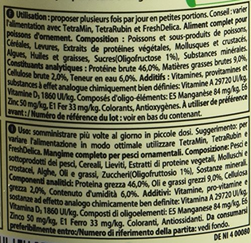 TetraPhyll (Hauptfutter für alle pflanzenfressenden Zierfische, mit lebenswichtigen Ballaststoffen plus Präbiotika), 250 ml Dose - 3