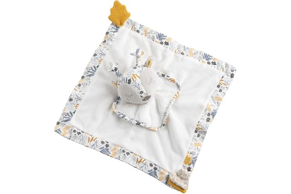 Sauthon Doudou bébé Mouchoir | Peluche bébé | Collection Promenons-Nous | Doudou Naissance | Cadeau Naissance