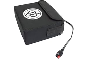 Powerbug 27+ Hole Universal 12 Volt Lithium Electric Golf Cart Battery & Charger - Compatible with Motocaddy S1, M1 and More