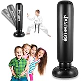 Sacco da Boxe da Terra per Bambini - JanTeelGO Punching Ball 150cm Sacca da Boxe Gonfiabile Sacco Fit Boxe per Adulti per Kar