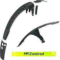 sks fahrrad schutzblech mudrocker MSZweirad Set für 27,5 & 29 Zoll MTB analog man Color:Diamond carbon view matte / mars red gloss Ghost Lanao EQ 27.5