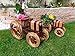 Produktbild 2 Stück Traktor 60 + 45 cm XL, aus Korbgeflecht, Korbruten wetterfest**, pfiffige GARTENDEKO, ideal als Pflanzkasten, Blumenkasten, Pflanzhilfe, Pflanzcontainer, Pflanztröge, Pflanzschale, Rattan, Weidenkorb, Pflanzkorb, Blumentöpfe, Holzschubkarre, Pflanztrog, Pflanzgefäß, Pflanzschale, Blumentopf, Pflanzkasten, Übertopf, Übertöpfe, , Holzhaus Pflanzgefäß, Pflanztöpfe Pflanzkübel