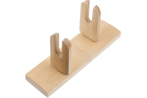 FOMIYES Support de ventilateur japonais pliable en bois pour décoration d'intérieur, support de ventilateur chinois pliable pratique, support décoratif pour la maison, le magasin, le bureau