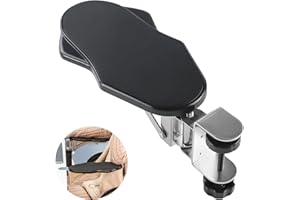 LIUCONGBD LIUCONG BD Przedłużacz biurka komputerowego, ergonomiczne, regulowane podłokietniki na biurko, podłokietniki klawiatury, skladane do domu, biura, laptopa, pracy, gier