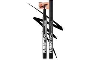 LYSDEFEU Mattes Liquid Eyeliner Pen Wasserfest,Bunt Eyeliner Stift Hält 24 Stunden+,Pigmented With Long-lasting,Smudgeproof,Ultrapigmentiert,Schnell Trocknend Kreiert Definierte Linien,Veganer-12 schwarz
