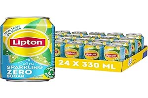 Lipton Ice Tea Sparkling Zero puszka 24 x 0,33 l (mrożona, bez cukru)