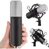 Coverzone Yanmai Q8 Profesyonel Condenser Mikrofon &ndash; Cardioid Y&ouml;nl&uuml;, 37dB Hassasiyet, 50Hz-16kHz Geniş Frekans Aralığı, Tak-&Ccedil;