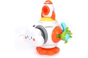 Jocossol Busy Board Cube for Babies 18 24 Months Gift Toys: Toddler Airplane Cube Toys for Kids 2 3 Year Old, Baby Travel Toys 18-36 Months Old Boys Girls Activity Cube Sensory Toys Games