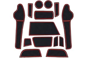 ‎BIBIBO BIBIBO Gummimatten kompatibel mit Opel Crossland X SUV 2018-2022, Antirutschmatten für Mittelkonsole, Anti-Rutsch-Gummimatten, Car Non-Slip Mat, Auto Türmatte, Autozubehör Matten, 14 Stücke