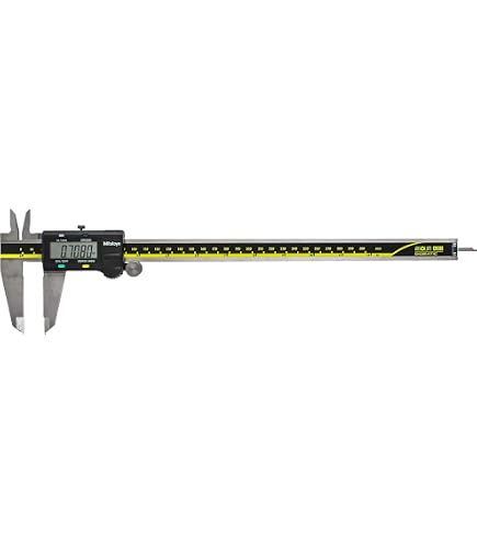 Mitutoyo 500-193-30 Advanced Onsite Sensor AOS Absolute Scale Digital Caliper 500 Series, 0 to 12/0 to 300mm Measuring Range, 0.0005/0.01mm Resolution, AOS