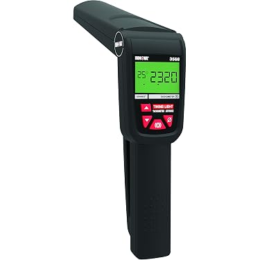 Luce Di Fasatura Digitale Stroboscopica - Per Auto, Moto, Barche 12V, Con Clip Induttive