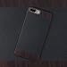 Produktbild iATO Hölzern Hülle Für iPhone 8 Plus / 7 Plus - Schwarz Echtes Leder & Rose Holz Back Handyhülle for iPhone 8+ 7+