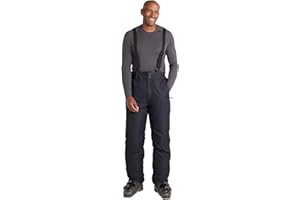 Mountain Warehouse Dusk II Mens Ski Pants - Warm Padded Fleece Lined Trousers, Thermal Tested -20 °C & Snowpoof - Winter Skiing, Winter Sports, Walking