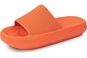 Menore Slippers Women Slides Men Quick Drying Flip Flops Non-Slip Sandals Summer Beach Pool Pillow Sliders Indoor Outdoor