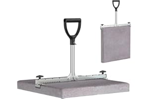 LANGFIT® Plattenheber - Rückenfreundlich durch extra langen Griff - 30 bis 50cm - Schonend für Rücken und Hüfte! Tragkraft bis 60kg - Made in Germany - MS-PH2050L