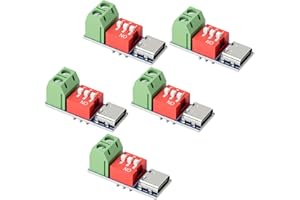 AYWHP USB-C PD Trigger Board Modul, PD/QC Decoy Board mit DIP-Schalter für 5V/9V/12V/15V/20V Schnellladung, Power Delivery Boost-Modul, Kompatibel mit PD3.0/2.0 & QC（5 Stück）