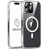 URUCHI Samsung S25 ULTRA MagSafe ile Uyumlu Sararmaz Kılıf - Şeffaf PC, Mıknatıslı, İnce, Darbeye Dayanıklı, &Ccedil;izilmez, Hafif,
