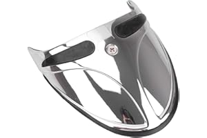 Bid4ze 9016 Motorrad Kotflügelverlängerung Schmutzfänger Trim auf schmalen vorderen Kotflügeln für Harley Sportster FXST XL Dyna & FXR, Chrom
