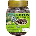 Pmw Raw Lotus Seed (Black Brown_3.9 Inch X 3.9 Inch X 3.9 Inch)